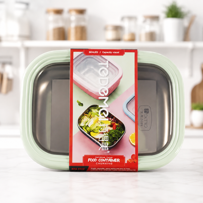 
Reusable Metal Lunch Box for Office and Travel