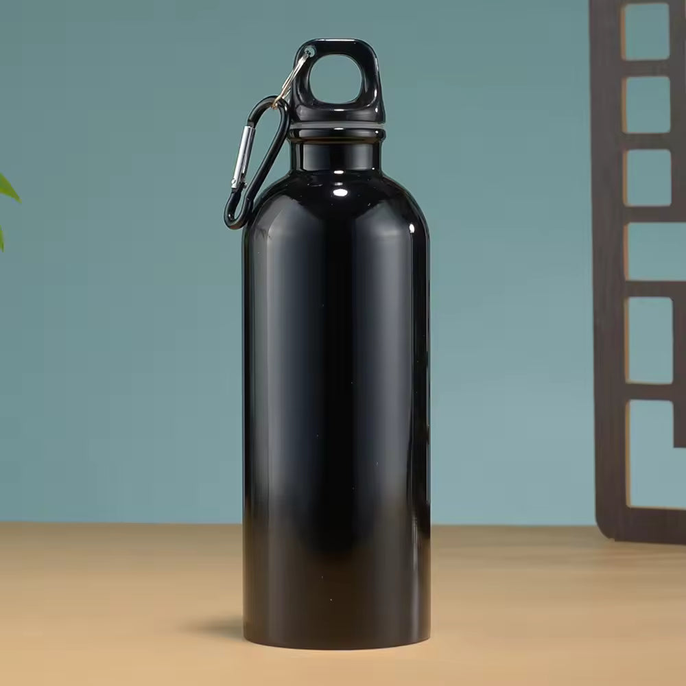 Reusable stainless steel bottle for gym and travel