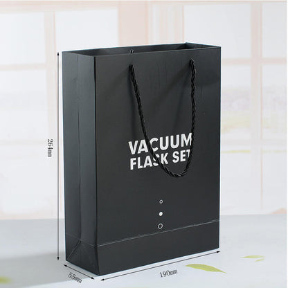 
Reusable vacuum insulated water bottle with cups