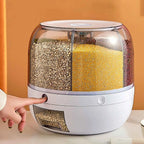 Rotary Dispensing Candy & Cereal Storage for Kitchen