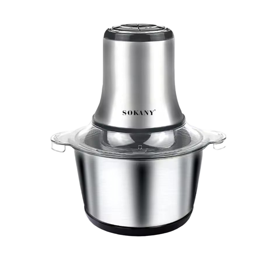 SOKANY LB-7005A 800W Electric Meat Grinder & Food Chopper | 3L Stainless Steel Bowl, 2-Speed