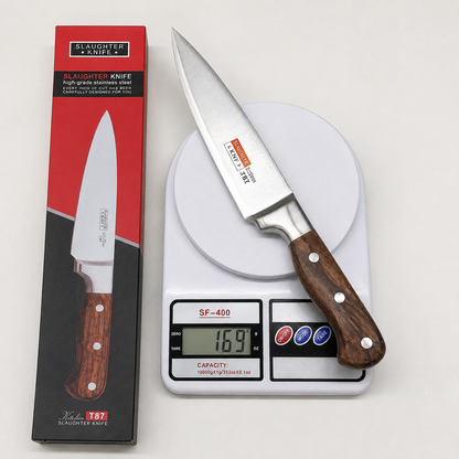 
Heavy duty stainless steel butcher knife T87
