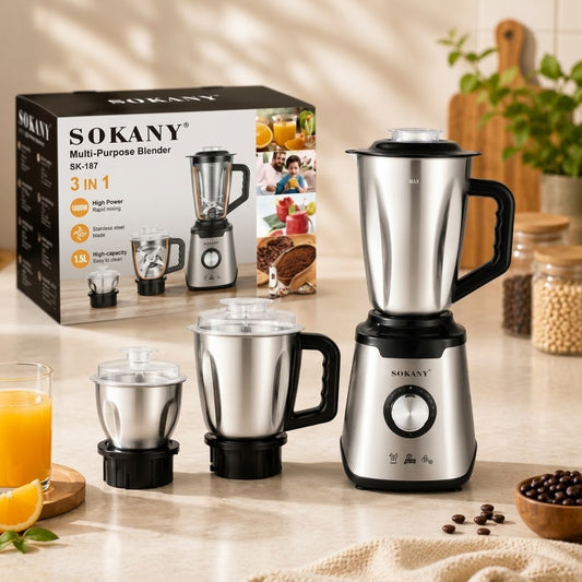 SOKANY 1.5L 1000W high-speed stand blender