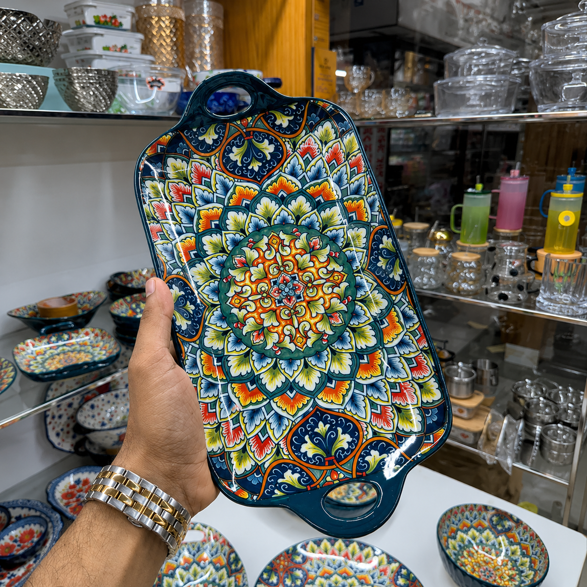 
The Kitchen World Turkish ceramic serving dish set