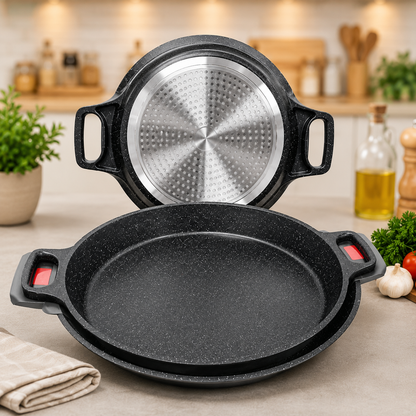 Jio non-stick tawa frying pan with granite coating