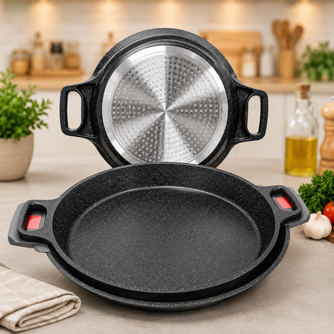 Jio non-stick tawa frying pan with granite coating