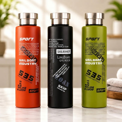 Sports Thermos Bottle | Vacuum Insulated Stainless Steel Water Bottle | Hot & Cold Flask for Gym, Travel & Outdoor
