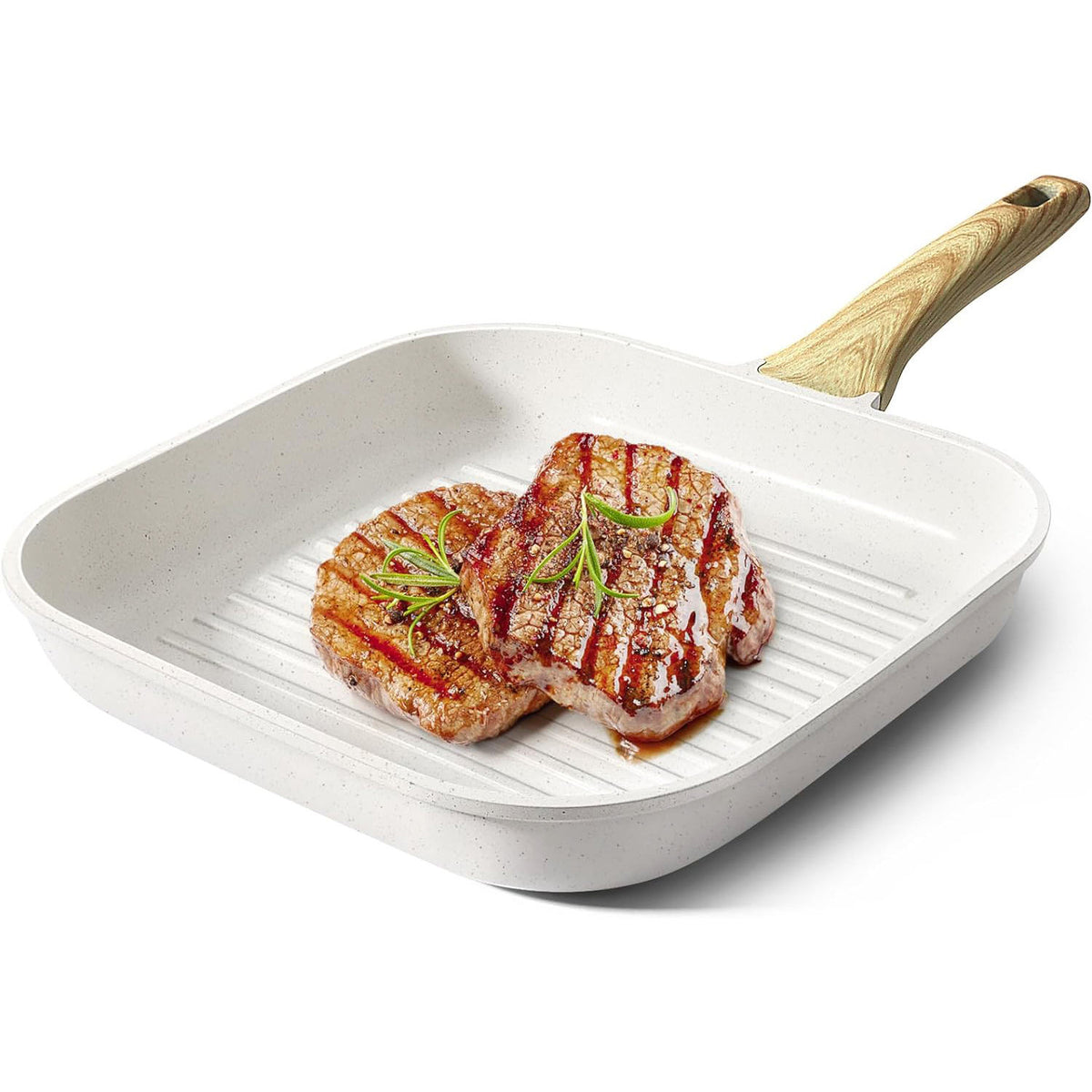 
Square non-stick pan for eggs and pancakes