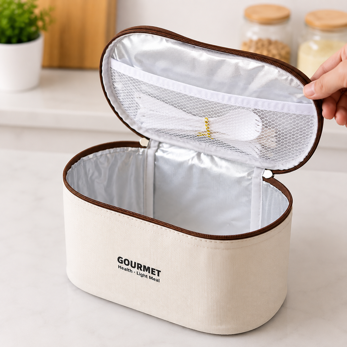 
Stackable Stainless Steel Lunch Containers with Secure Lids