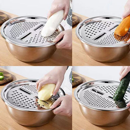 
Stainless Steel Food Chopper and Vegetable Grater