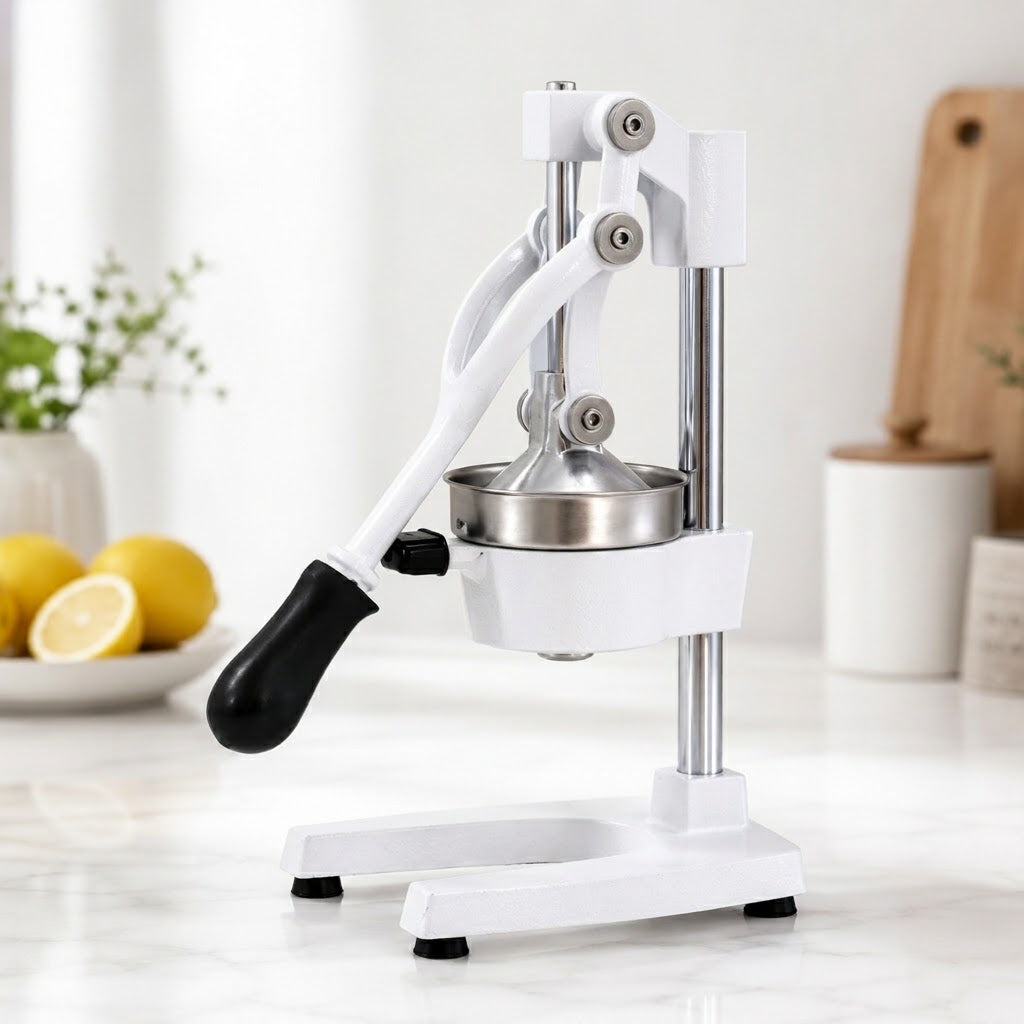 Stainless Steel Manual Citrus Juicer with Long Handle