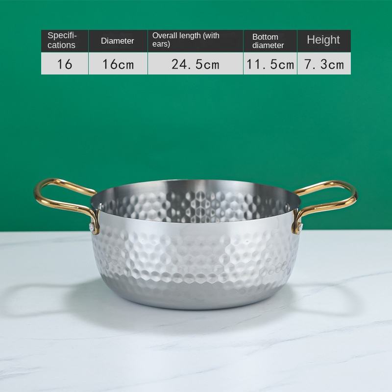 Stainless Steel Pot Compatible with Gas Induction and Electric Stove