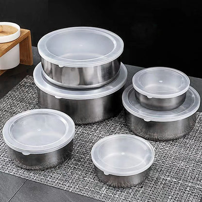
Stainless steel food warmer set for serving hot meals