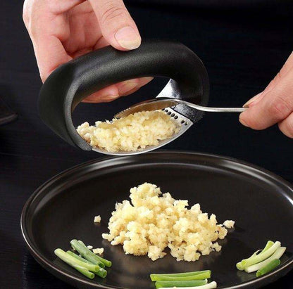 
Stainless style manual garlic crusher kitchen tool
