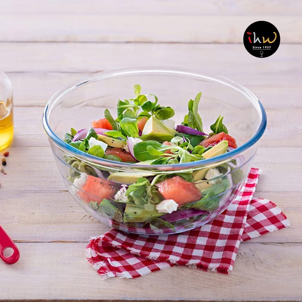 
Thick Clear Glass Bowl for Soup and Noodles