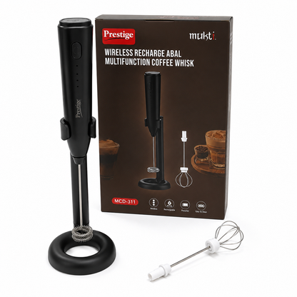 USB Rechargeable Coffee Whisk for Latte and Cappuccino