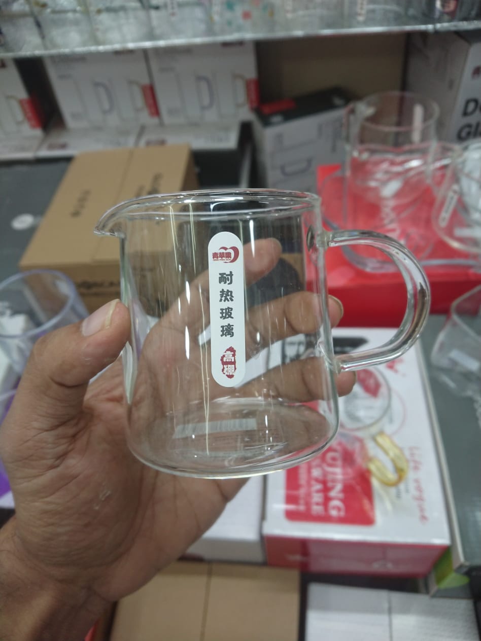 Apple Borosilicate Glass Water Cup &amp; Teapot Set