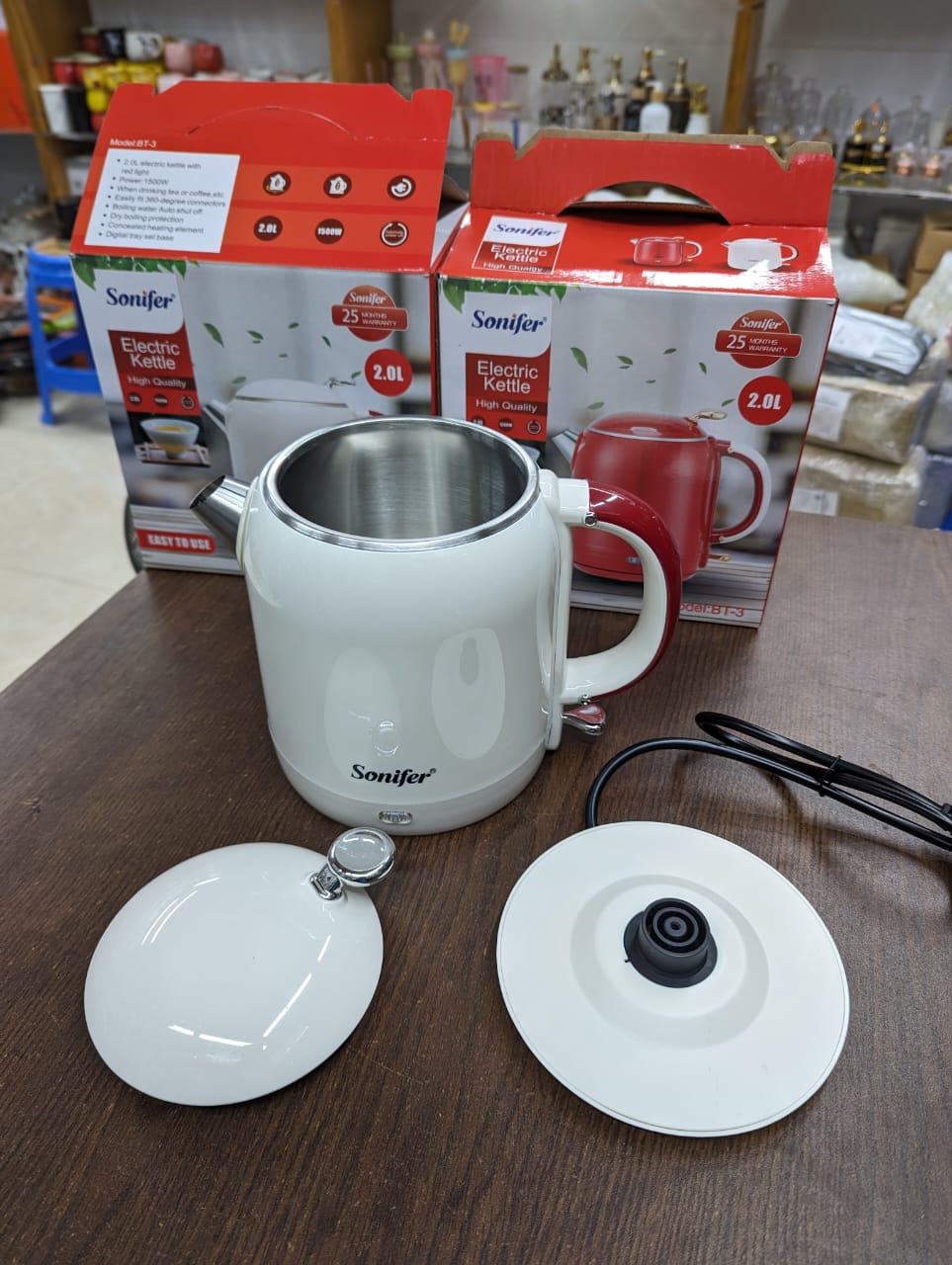 Sonifer 2L Electric Kettle | Fast Boiling Stainless Steel Water Kettle for Home & Office