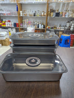 Stainless Steel Food Storage Box with Lid | Sealed Kitchen & Fridge Food Storage Container