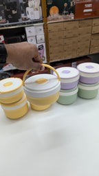 Very Premium Quality Imported Lunch Box Set – 4 Vati (Food Grade, Durable & Leak Proof)