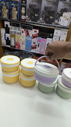 Very Premium Quality Imported Lunch Box Set – 4 Vati (Food Grade, Durable & Leak Proof)