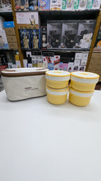 Very Premium Quality Imported Lunch Box Set – 4 Vati (Food Grade, Durable & Leak Proof)