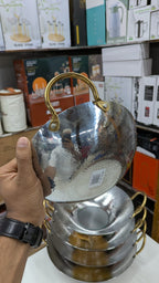 Multifunctional Large Capacity Stainless Steel Non-Stick Frying Pan – Durable & Easy to Clean