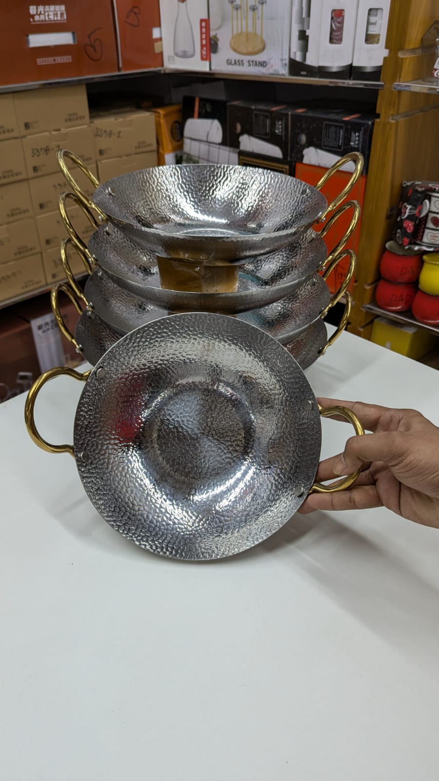 Multifunctional Large Capacity Stainless Steel Non-Stick Frying Pan – Durable & Easy to Clean