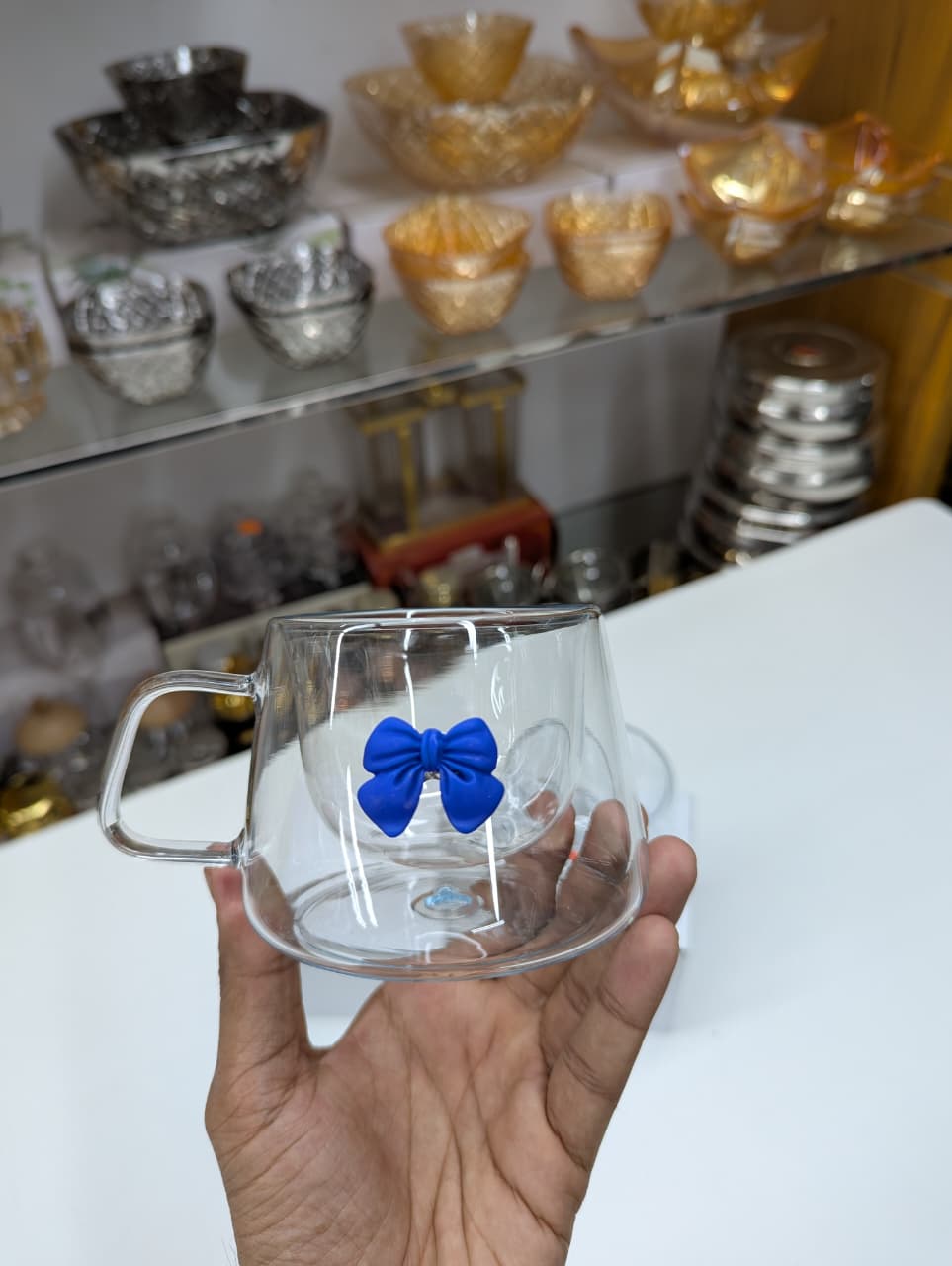 Heat Resistant Double Wall Glass Mug – Premium Quality