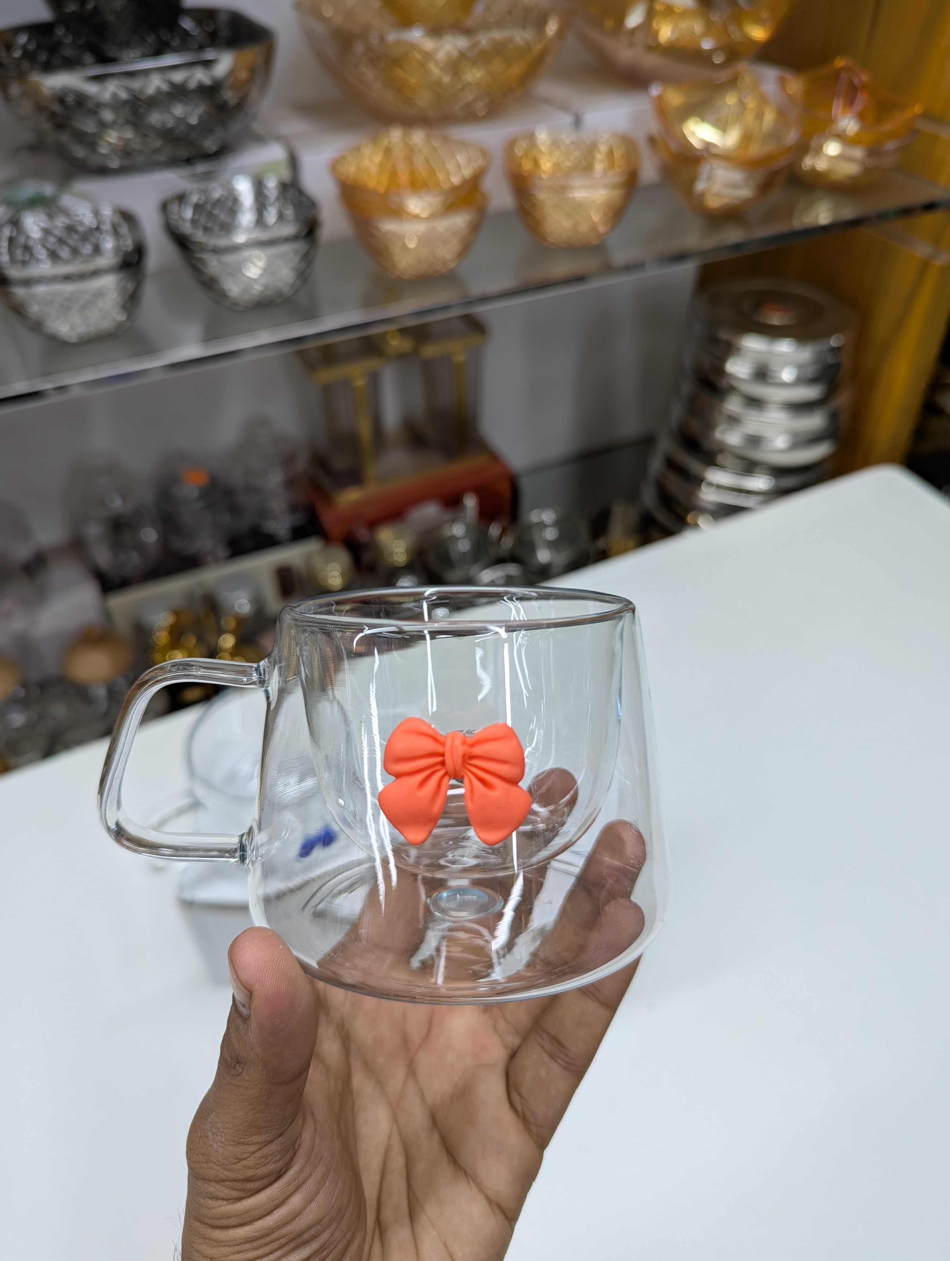 Heat Resistant Double Wall Glass Mug – Premium Quality