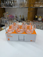 Premium Quality 6 Pcs Cup Set – Elegant Tea & Coffee Cups for Home & Office Use