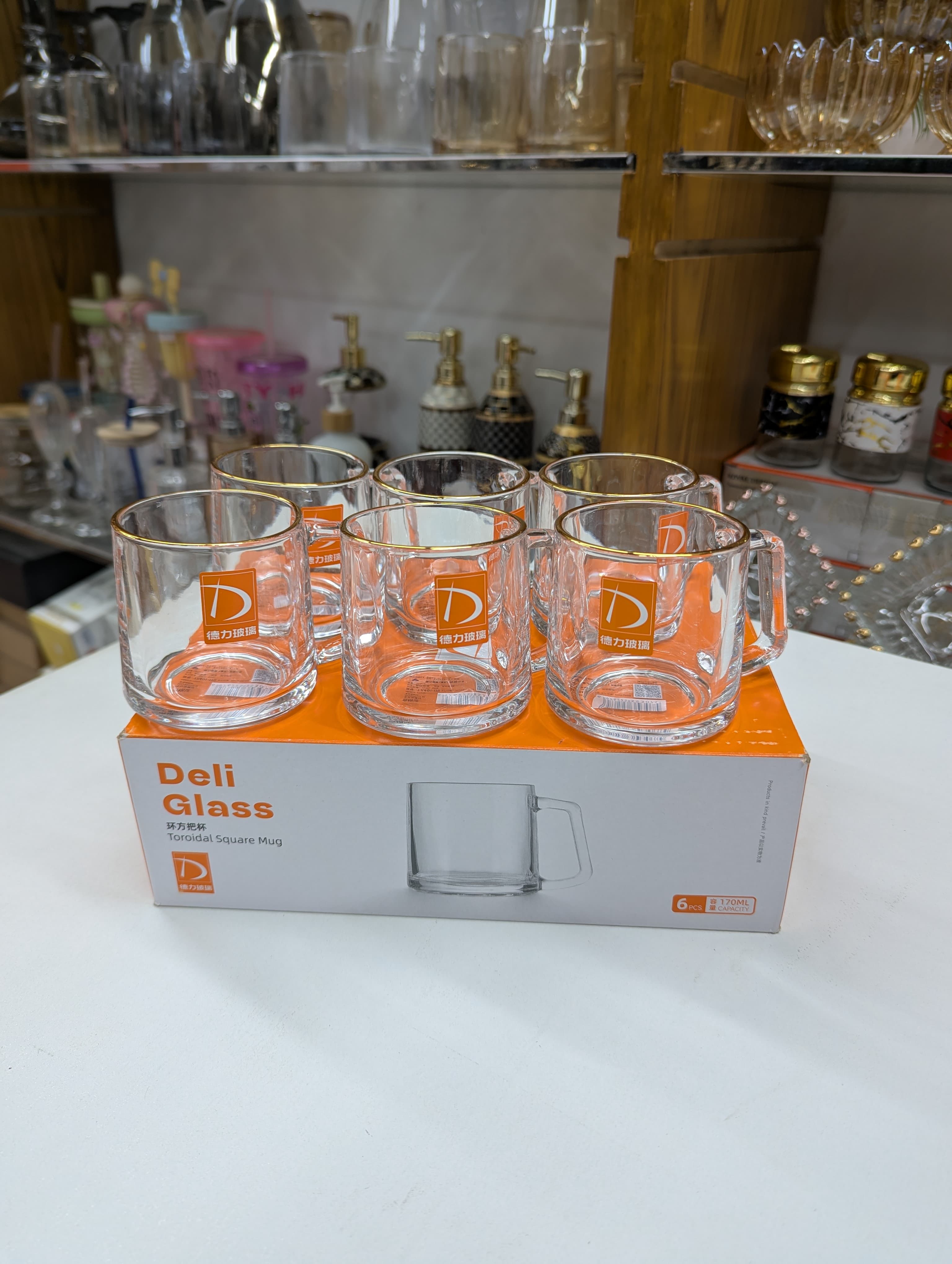 Premium Quality 6 Pcs Cup Set – Elegant Tea & Coffee Cups for Home & Office Use