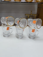 Premium Quality 6 Pcs Cup Set – Elegant Tea & Coffee Cups for Home & Office Use