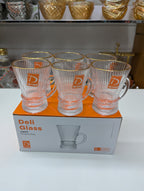 Premium Quality 6 Pcs Cup Set – Elegant Tea & Coffee Cups for Home & Office Use