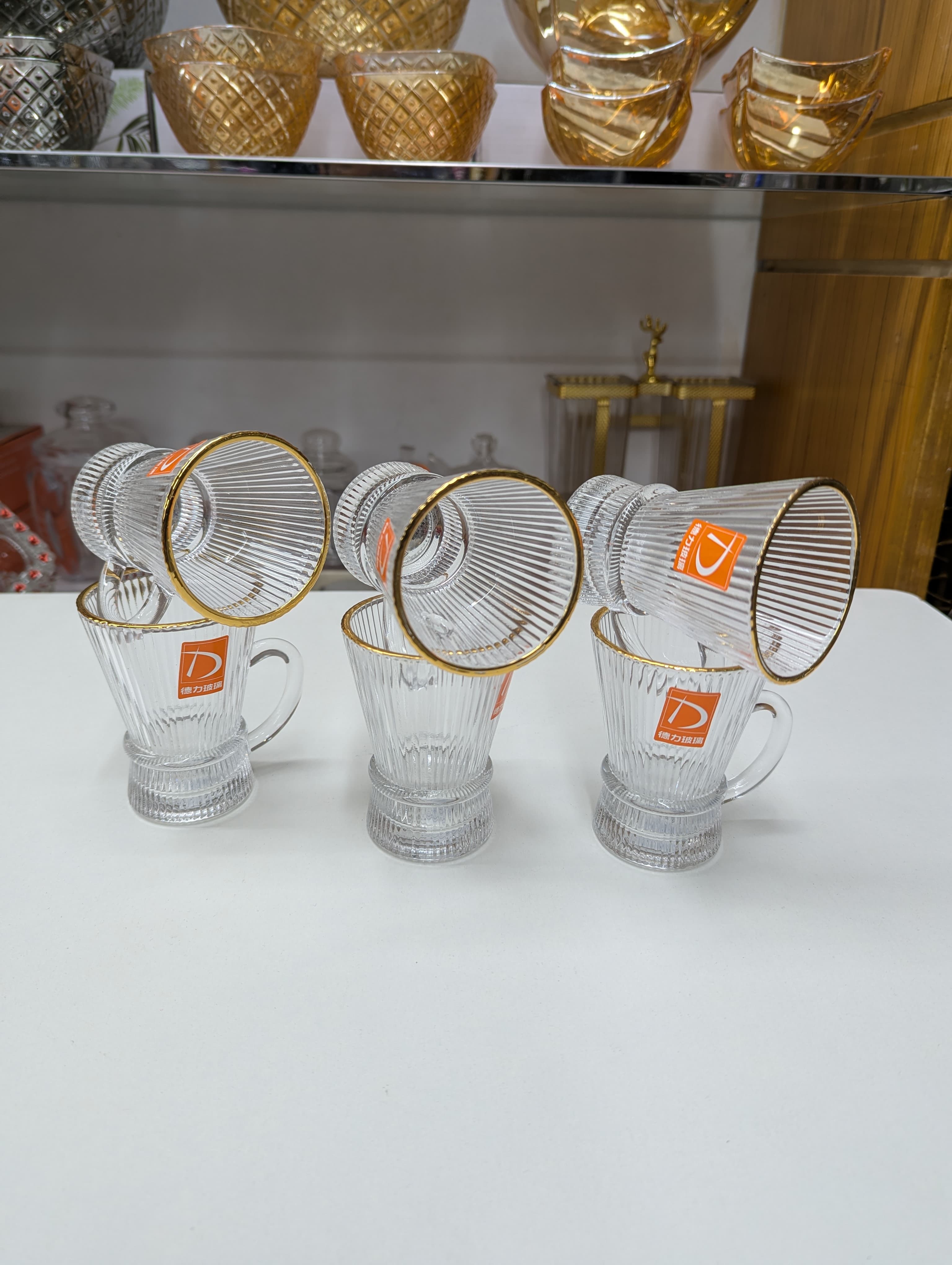 Premium Quality 6 Pcs Cup Set – Elegant Tea & Coffee Cups for Home & Office Use