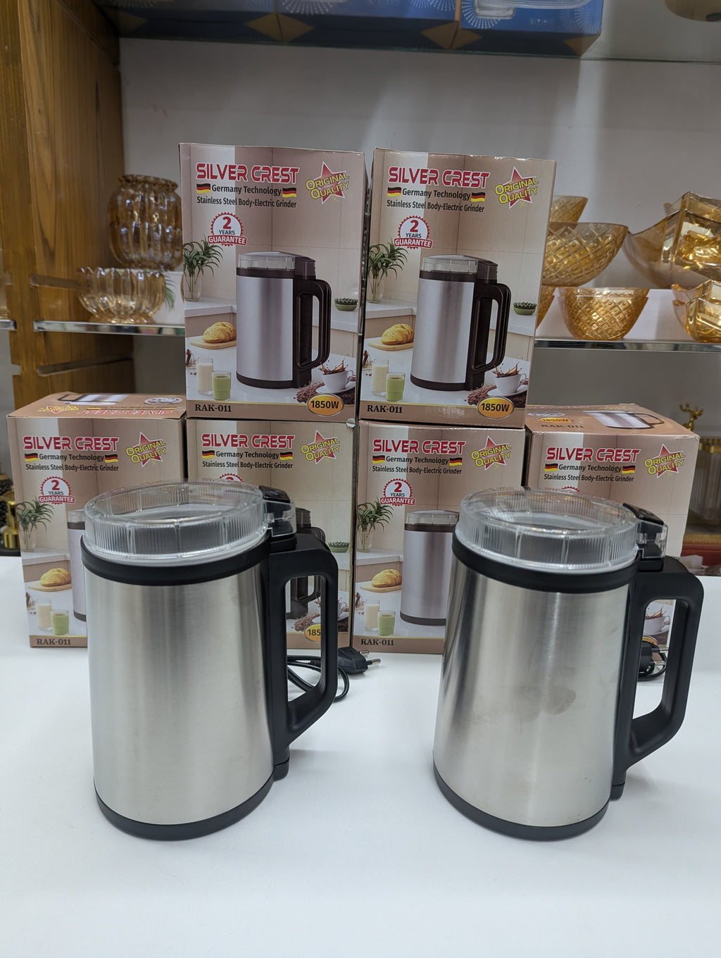 Portable Stainless Steel Electric Grinder | Mini Coffee, Spice & Herb Grinding Machine
