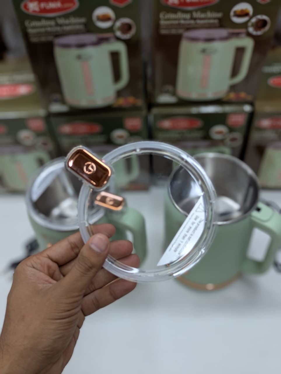 Popular kitchen grinder, bean, vanilla, spice, grain, pepper, coffee, electric grinder