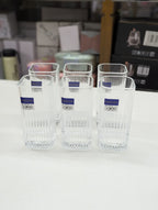 315ml Diamond Brand Square Shape Premium Glass | Elegant Drinking Glass for Water, Juice & Beverages