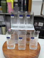 315ml Diamond Brand Square Shape Premium Glass | Elegant Drinking Glass for Water, Juice & Beverages