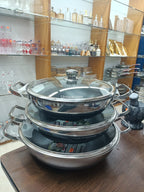 Double-Sided Honeycomb Screen Non-Stick Frying Pan