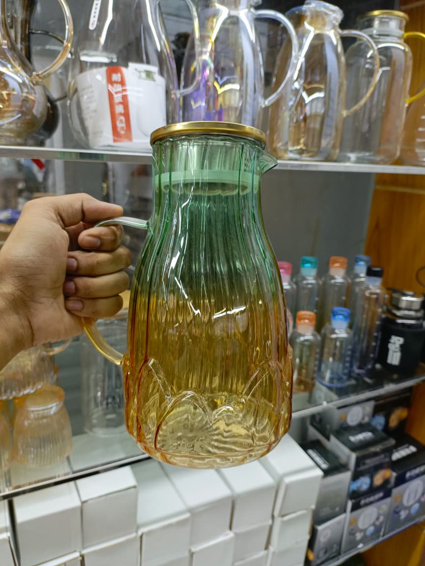 Borosilicate Flower shape jug