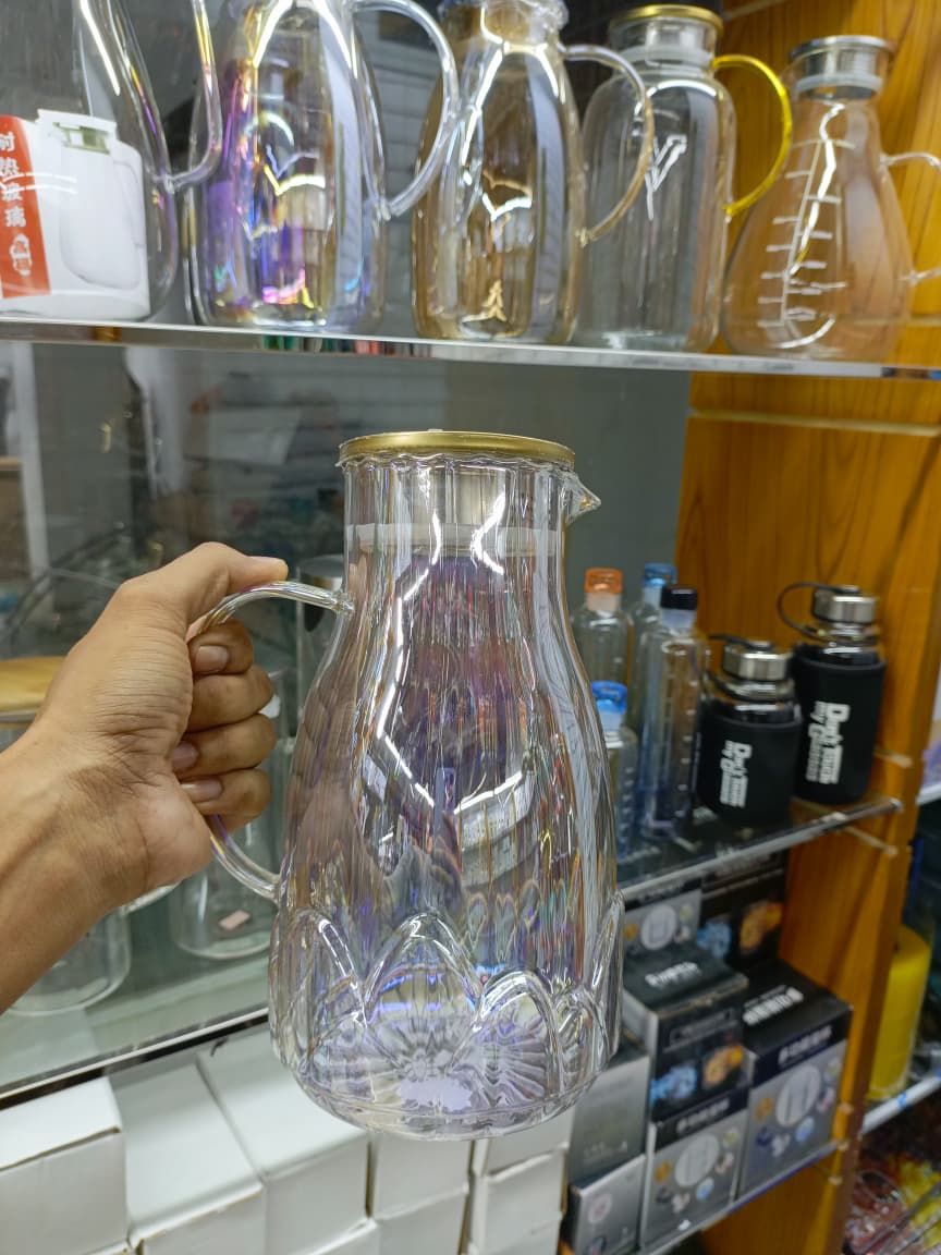 Borosilicate Flower shape jug