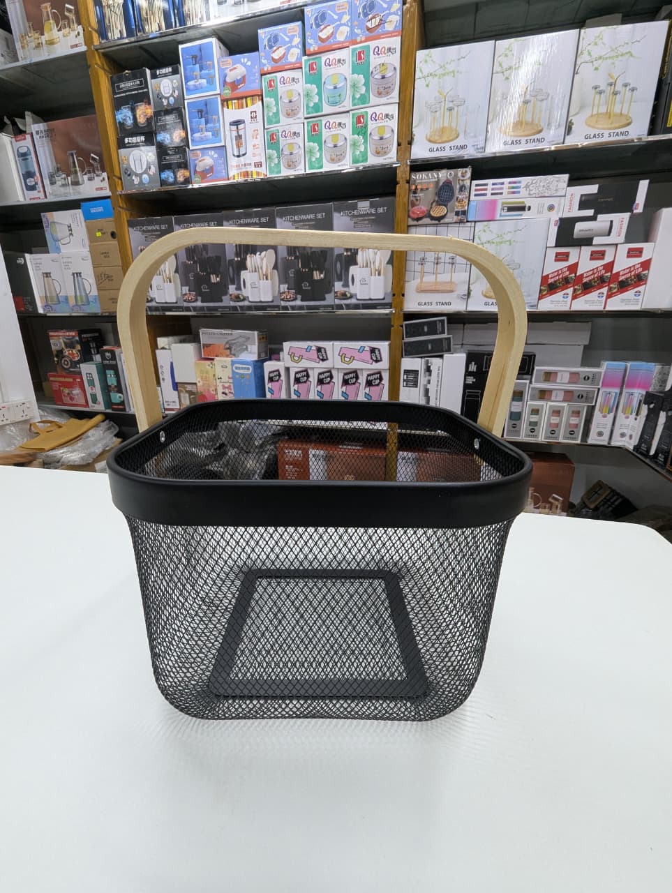 Yurtrain Metal Kitchen Utensils with Lid – Fruit Plate &amp; Drain Basket