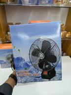 8-Inch Lithium Electric Metal Fan – Portable, Stable &amp; Rechargeable