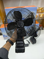 8-Inch Lithium Electric Metal Fan – Portable, Stable &amp; Rechargeable