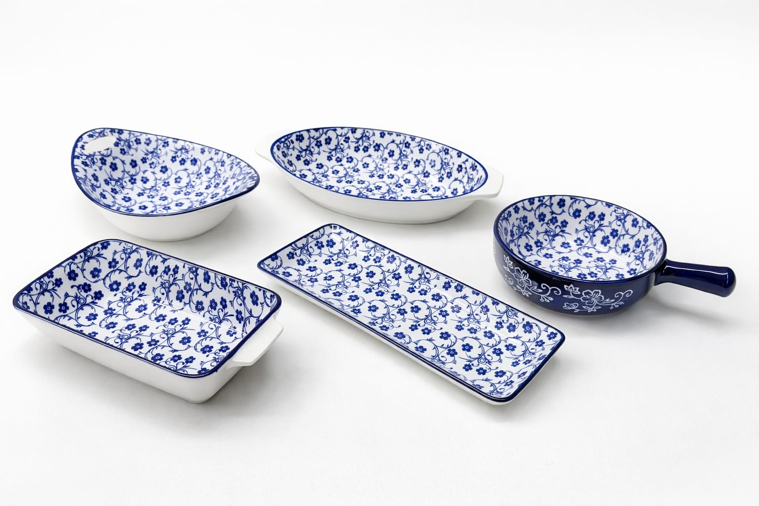 Turkish Ceramic Serving Dish | Elegant Decorative Serving Plate for Dining Table