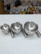 Kitchen 304 Stainless Steel Mini Mortar and Pestle for Herb Spice