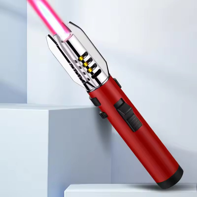 
Windproof lighter for candles, BBQ, and fireplaces