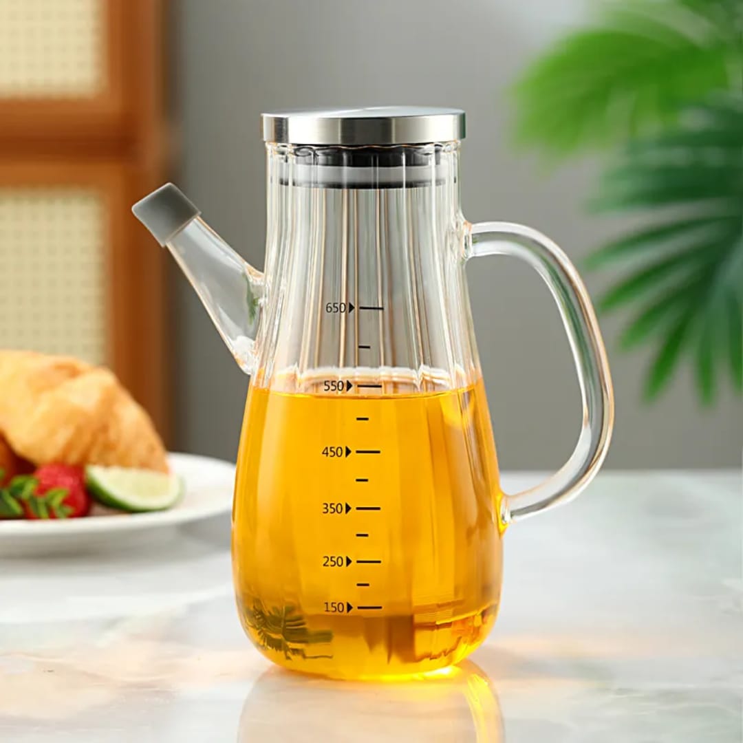 High Borosilicate Glass Vinegar &amp; Oil Bottle