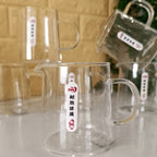 Apple Borosilicate Glass Water Cup &amp; Teapot Set